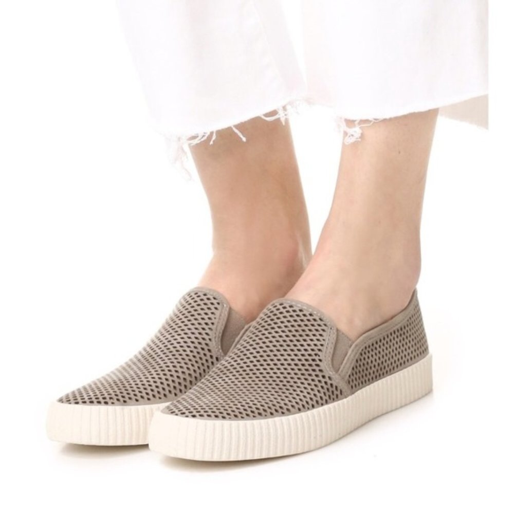 Frye Camille Slip On Perforated Slip On Shoes